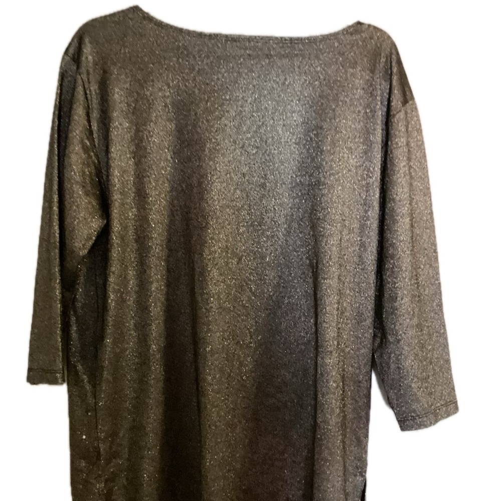 Karen Scott sparkling glitter shirt